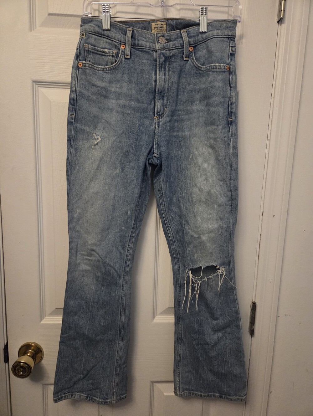 Citizens Of Humanity Demy Cropped Flare Jeans Sz 26 EUC